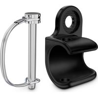 Embrayage de remorque de vélo pour remorque Thule - Attelage d'essieu de vélo pour remorque Thule - Pour modèles Thule Chariot(Noir, 1 pièces)