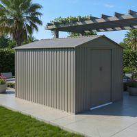 Casetta da giardino in metallo – MJ 8 x 10 - 7,9 m² - Antracite