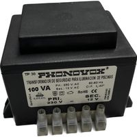 Transformateur électrique pour piscine 100 VA – Convertit 230 V en 12 V – Conforme normes IEC61558 – Installation facile – Phonovox