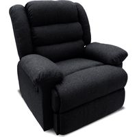 Fauteuil relax Norton tissu Noir