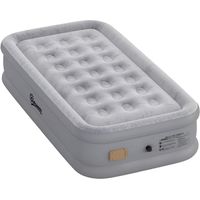 Colchón Hinchable Individual Plegable con Bomba Inflado 3 Min Desinflado 2 Min Bolsa Carga 200 kg 190x97x39 cm Gris