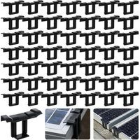 30 Pièces Clips de Drainage pour Panneau Solaire, Panneau Photovoltaïque Clips de Nettoyage, Clips de Vidange D'eau pour Panneau Solaire 30mm