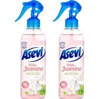 Asevi 400ml White Jasmine Air Freshener Spray x2