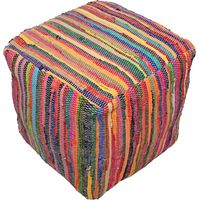 Signes Grimalt Fuff Chindi Furniture auxiliaire Bouffée multicolore - 45x45x45cm