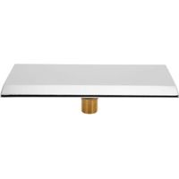 Eosnow Bec de baignoire cascade G1/2, filetage externe, SPA, salle de bain, piscine, buse de sortie de cascade murale argentée