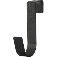6-Pack Z-Shaped Over-the-Door Hooks, Reversible and Heavy-Duty, Fits Plastic Door Hooks for Hanging Clothes, Towels, White