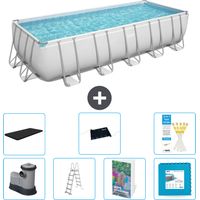 Bestway Bestway Power Steel Rectangulaire - 640x274x132 cm - 8-pièces S621