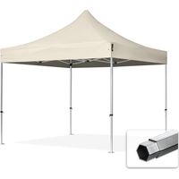 TOOLPORT 3x3 m Tente pliante - Alu, crême