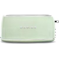 Vintage-Toaster - SWEISS - GRV7 - 2 Schlitze - 1500 W - Grün
