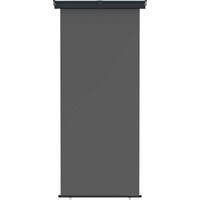 Toldo lateral para balcón 100% poliéster hierro acero vidaXL