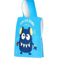 Poncho serviette licorne pour enfants - Aqua