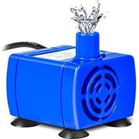 Pompe Eau Submersible pour Fontaine pour Animaux, 12V Mini Pompe Eau, Pompe Eau de Remplacement avec cble d'alimentation de 1,8 m, pour la Plupart des fontaines Fleurs