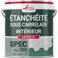 Arcane Industries – Imperméabilisant sous carrelage 5 kg – Résine souple pour douches et cuisines – Adhérence tous supports – Application intérieure