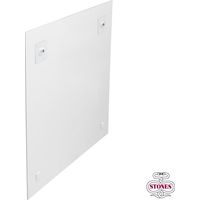 Buntes Glasdruckbild auf 70x70 cm Leinwand