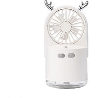 Ventilateur de table puissant et silencieux, angle réglable à 360 °, ventilateur portatif, ventilateur de bureau à refroidissement silencieux, pour le bureau, le sport en plein air, les voyages à la-F