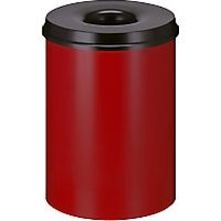 Papelera de seguridad acero autoextinguible capacidad 30 l