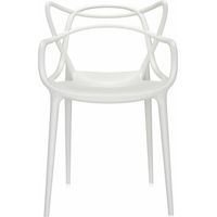 Kartell Sedia Masters bianca, design innovativo e impilabile