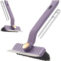 Nettoyeur de joints carrelage 360° - Brosse rotative avec grattoir pour salle de bain et cuisine.