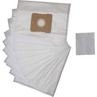 10 sacs d'aspirateur + 1 micro-filtre, adaptés à de nombreux modèles d'aspirateurs AFK, par ex. AFK PS1500, PS1600, PS1400W3, Twingo et bien d'autres.