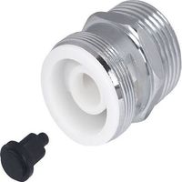 Schlösser Rohrbelüfter DN 20, AG 3/4" x AG M27x1, verchromt, DVGW-geprüft