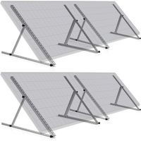 Zelsius Set universale, supporto modulo solare, angolo regolabile 0 a 90° Barra supporto 114 cm