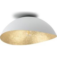 Plafoniera decorativa Solaris bianco oro Ø48 E27 Sigma