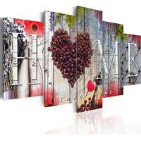 Quadro - Cuore del caffè - 200x100