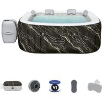 Bestway Lay-Z-Spa Hollywood LUXE Air Jet braun 4-6 Personen