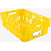 Caisse Ajourée Empilable Emboitable 600 x 400 x 197 mm HACCP - 37 L - Gilac