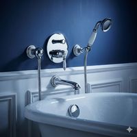 Ensemble de baignoire encastré Nostalgie Retro PaulGurkes