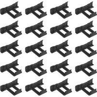 Lot de 20 clips de drainage pour panneau solaire, panneau solaire, 35 mm, pour panneau solaire, clips de nettoyage, clips de nettoyage, pour panneau solaire, clip d'élimination de la boue