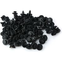 Rivet clips plastique 100 pièces – Fixation résistante pour panneaux de portes – Différentes tailles et formes pour voitures