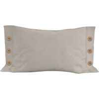 Coussin décoratif lin coton 32x50 cm LINO natura, par Soleil d'Ocre