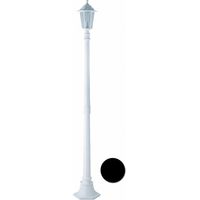 Farol jard 1 foco 1,7mt-e27 1x60w alu bl orlando luxform