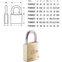 Cadenas en laiton 70 mm Ka City Iseo