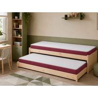 Set mit 2 Schaumstoffmatratzen 80x190 cm VELVET DREAMDI