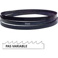 Lame de scie à ruban bi-métal M42 2480 x 27 x 0,9 mm – Denture 6/10 TPI pour coupe acier – Prête à l'emploi, affûtée, soudée – Hepyc