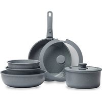 BATERIA COCINA GREY 8 PZAS.