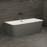 Bañera exenta - Mint 160 grise - Grise - 160 x75 x57 cm, by SPALINA