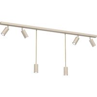 Plafoniera a barra 150cm crema 6xGU10 orientabile Luminex