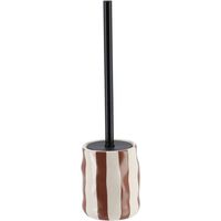 Brosse wc en gres raye - mocha - Tendance