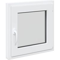 vidaXL Tilt & Turn Basement Window RISOR 60 x 60 cm PVC and Glass