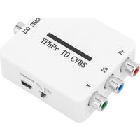 Convertisseur Audio-Vidéo YPbPr en CVBS pour Rétroprojecteurs, Écrans et Téléviseurs