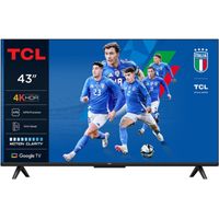 TCL P6K 43P6K Televisor 109,2 cm (43") 4K Ultra HD Smart TV Wifi Metálico