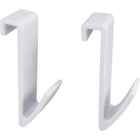 SOMATHERM FOR YOU SPB-Set di 2 Ganci per Tubo Piatto Bianco Asciugamano Asciutto, None