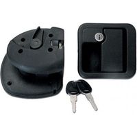 Serrure de porte noire FAP PRO TEK – Compatible camping-cars