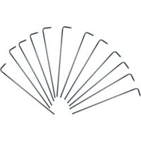 12 Stahl Zeltheringe 19cm mit Haken, Stahlhering Heringe Set