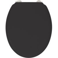 DUPLO BLACK TOILET SEAT - BAMBOO POWDER