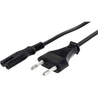 econ connect NK8SW2 Strom Netzkabel Schwarz 2 m
