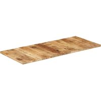 Plateau De Table, Dessus de Table, Table à manger bois de manguier solide 25-27 mm 140x60 cm CON587590 DESIGN IN
